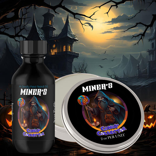 Candy Collector - Beard Oil & Balm Combo - Tart Candy Goodness, Orange, Raspberry & Sugary Vanilla