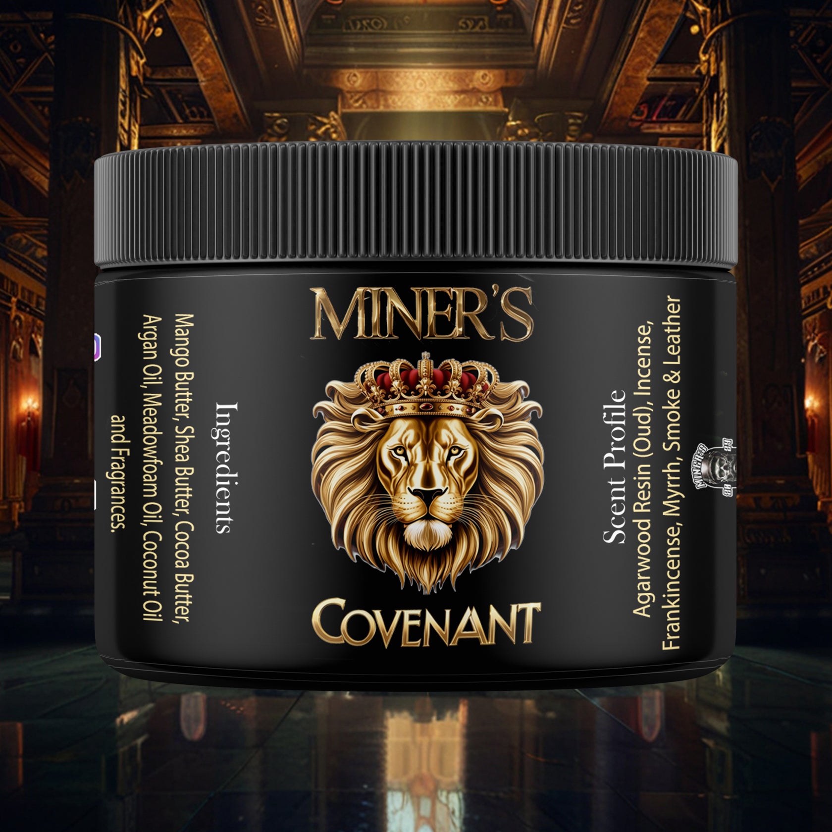 Covenant - Beard Butter - Agarwood Resin (Oud), Incense, Frankincense, Myrrh, Smoke & Leather