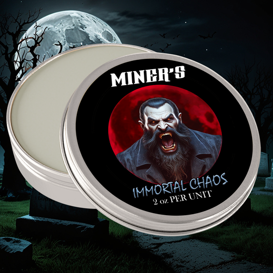 Immortal Chaos - Beard Balm - Blood Orange & Strawberry, Jasmine, Spice Plum & Wooden Stake