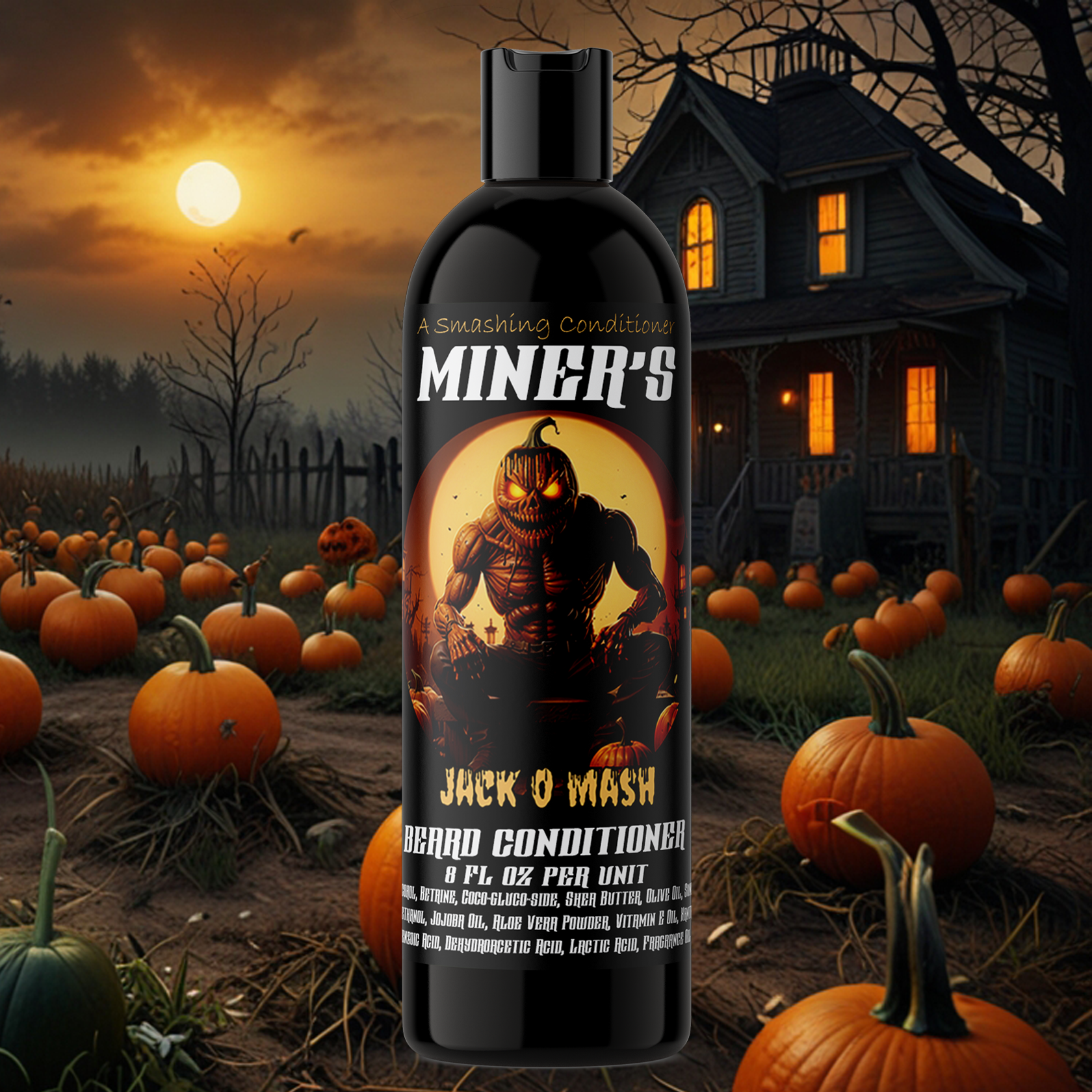 Jack - O - Mash - Beard Conditioner - Pumpkin Spice, Aged Bourbon Barrel & Chocolate Ganache