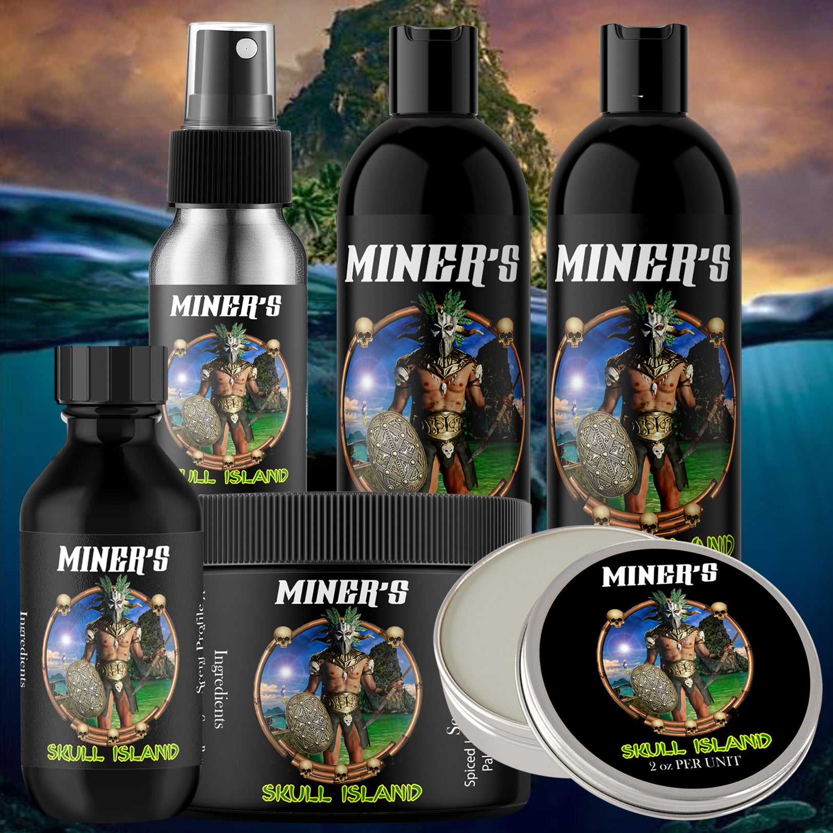 Skull Island - Ultimate Bundle - Spiced Jasmine, Guava, Pineapple, Palm Leaves & Ocean Breeze