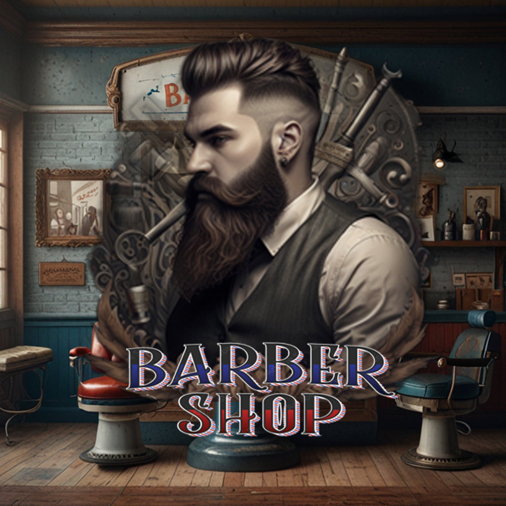 Barbershop - Beard Conditioner - Bay rum, Sandalwood, Patchouli, & Talc