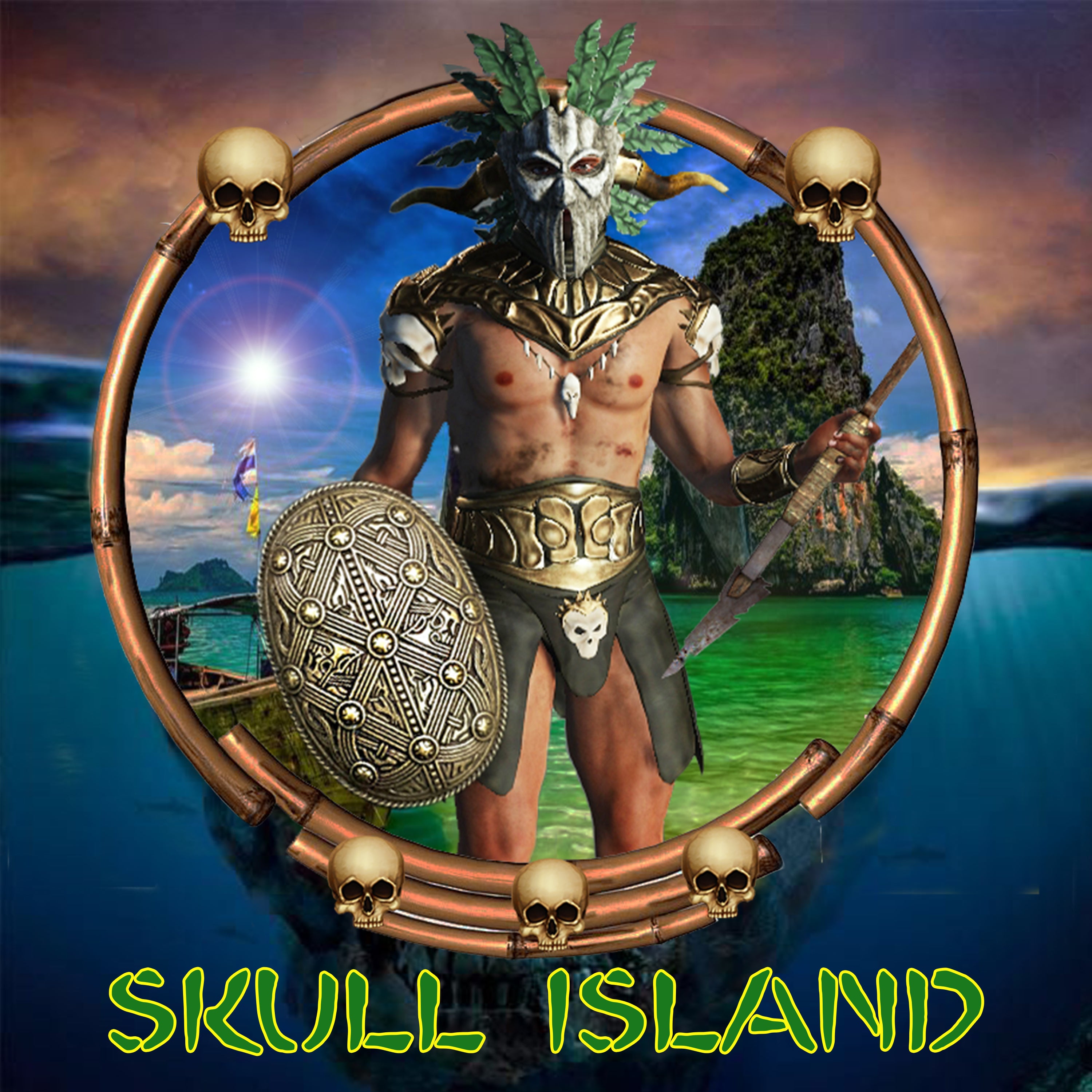 Skull Island - Beard Conditioner - Spiced Jasmine, Guava, Pineapple, Palm Leaves & Ocean Breeze